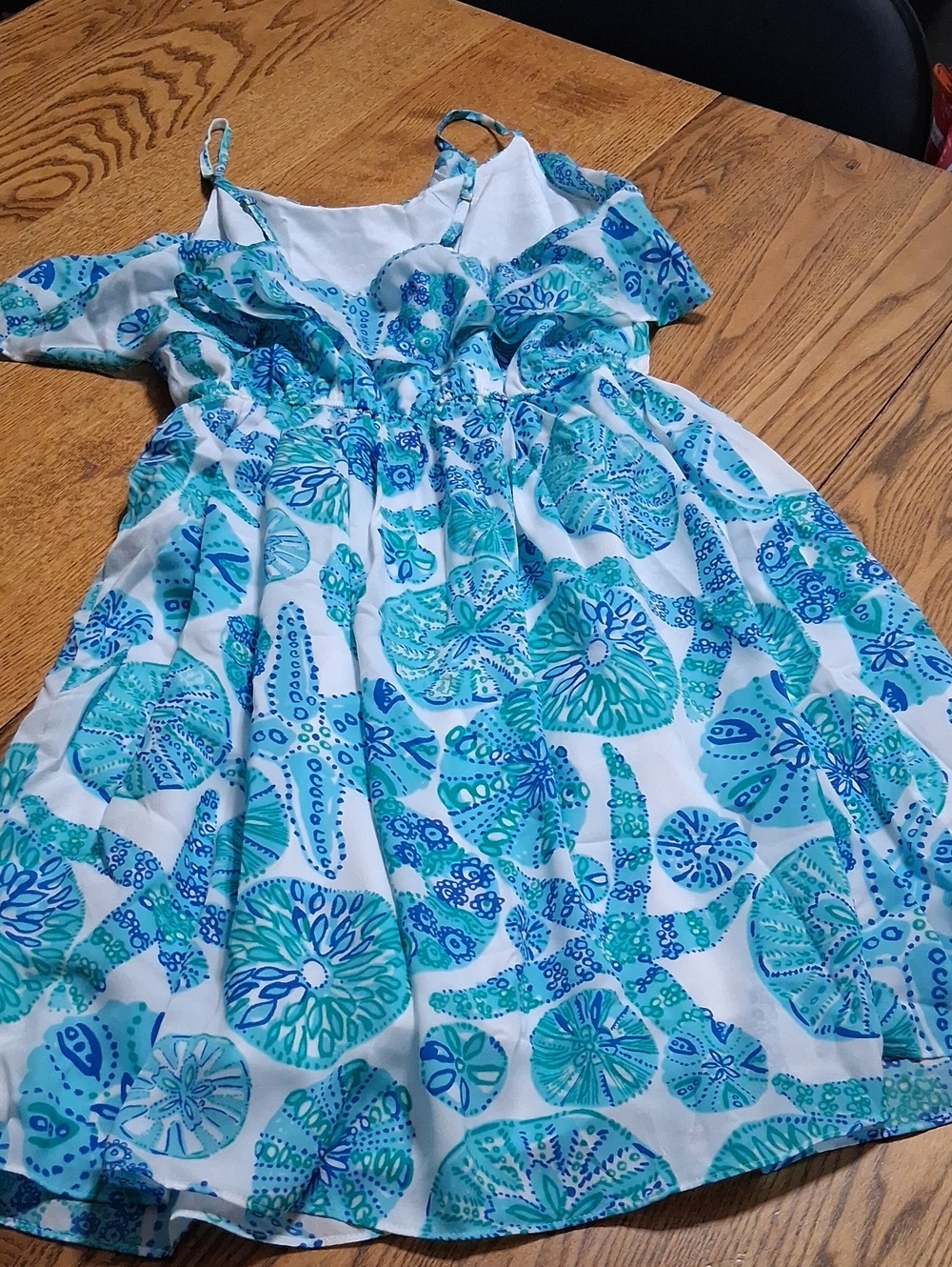 LILLY PULITZER DRESS XS Womens NAVY BLUE GREEN New Summer Party Casual NEW - Picture 5 of 5